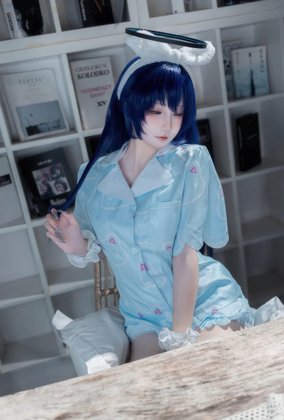 喜欢爱理吗 - No.011 优香睡衣 [35P-125MB] tg@simisebaisi 【丝足阁】005.webp